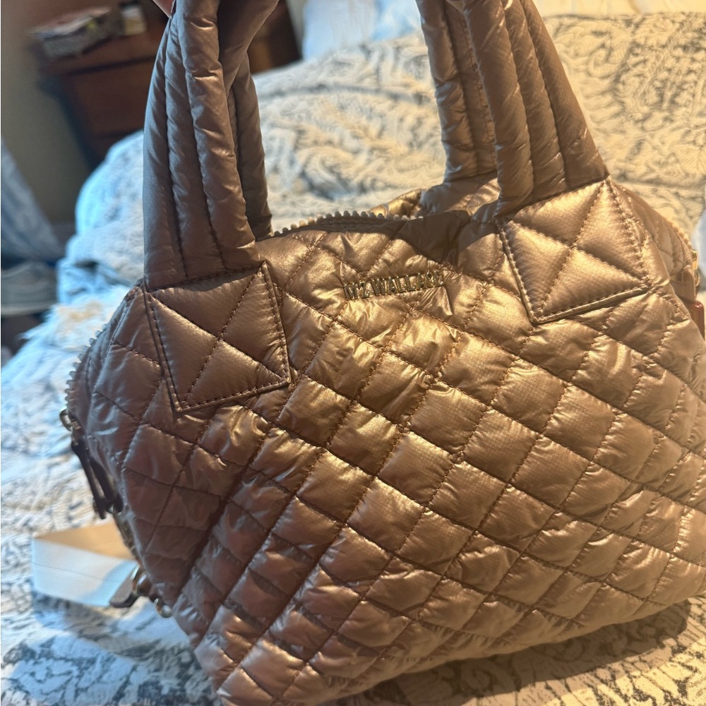 Mz Wallace small Sutton rose gold